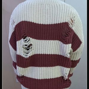 Ripped sweater
